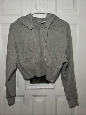 JoyLab Light Gray Zip-Up Hoodie